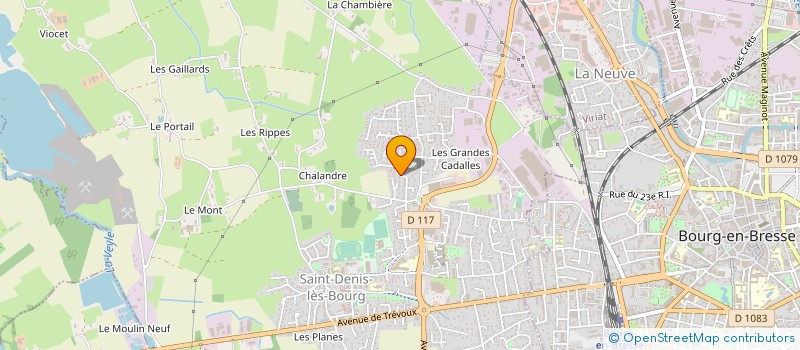 localisation de l'entreprise MONSIEUR THIERRY BREVET à SAINT-DENIS-LES-BOURG