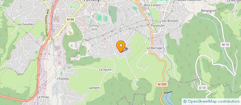 localisation de l'entreprise MONSIEUR THIERRY BREYSSE à FIRMINY