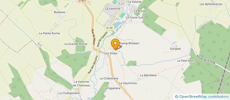 localisation de l'entreprise MONSIEUR THIERRY BRIANT à AZE
