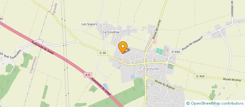 localisation de l'entreprise MONSIEUR THIERRY BRIDOUX à EGREVILLE
