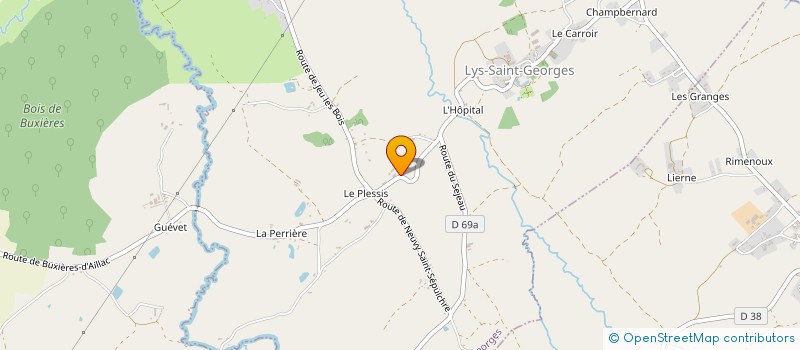 localisation de l'entreprise MONSIEUR THIERRY BRILLAUD à LYS-SAINT-GEORGES