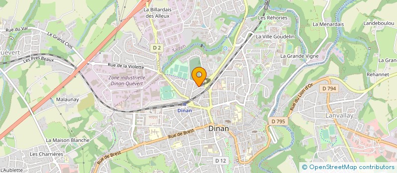 localisation de l'entreprise MONSIEUR THIERRY BRION à DINAN