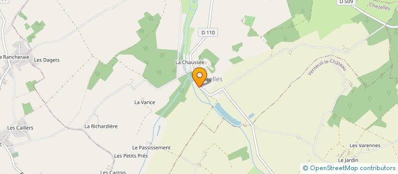 localisation de l'entreprise MONSIEUR THIERRY BRION à CHEZELLES