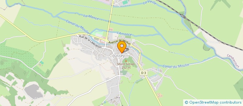 localisation de l'entreprise MONSIEUR THIERRY BRISEBARD  JUSSEY