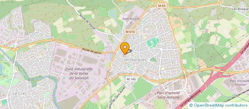 localisation de l'entreprise MONSIEUR THIERRY BROS à VENDARGUES
