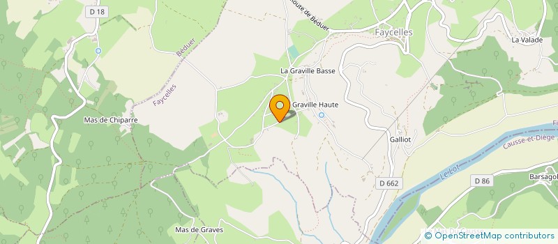 localisation de l'entreprise MONSIEUR THIERRY BROSSET  FAYCELLES