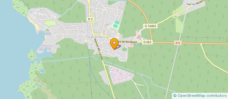 localisation de l'entreprise MONSIEUR THIERRY BROUET  LACANAU