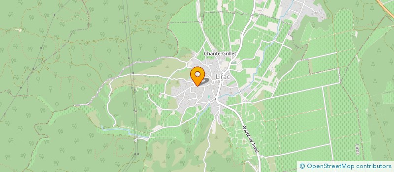 localisation de l'entreprise MONSIEUR THIERRY BROUILLAUD  LIRAC