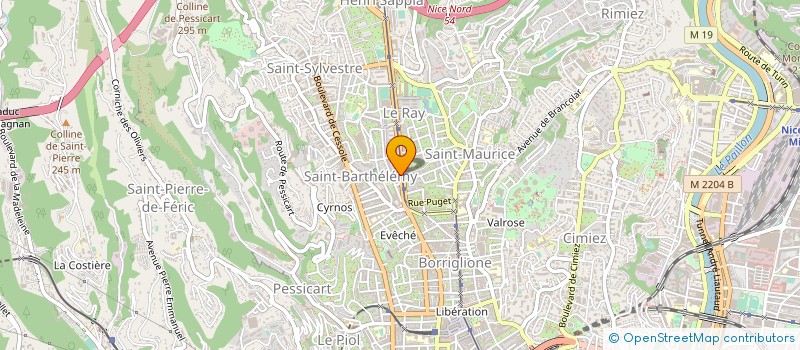 localisation de l'entreprise MONSIEUR THIERRY BROUSSEGOUTTE à NICE