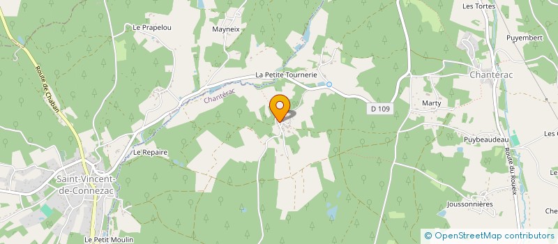 localisation de l'entreprise MONSIEUR THIERRY BRUGEASSOU  CHANTERAC