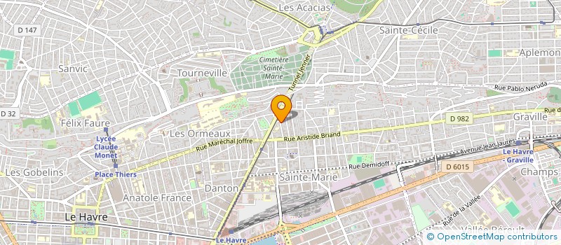 localisation de l'entreprise MONSIEUR THIERRY BRUGEROLLE  LE HAVRE