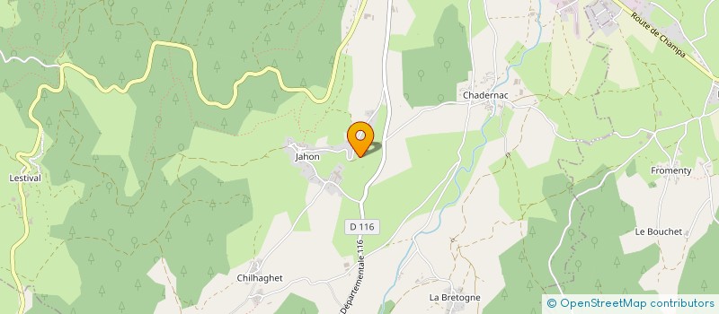 localisation de l'entreprise MONSIEUR THIERRY BRUN  SAINT-JULIEN-DES-CHAZES