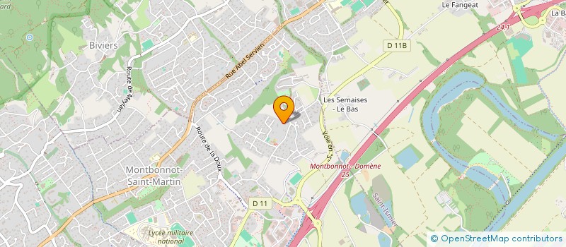 localisation de l'entreprise MONSIEUR THIERRY BRUN  MONTBONNOT-SAINT-MARTIN