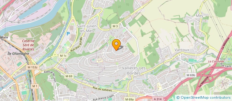 localisation de l'entreprise MONSIEUR THIERRY BRUN  METZ