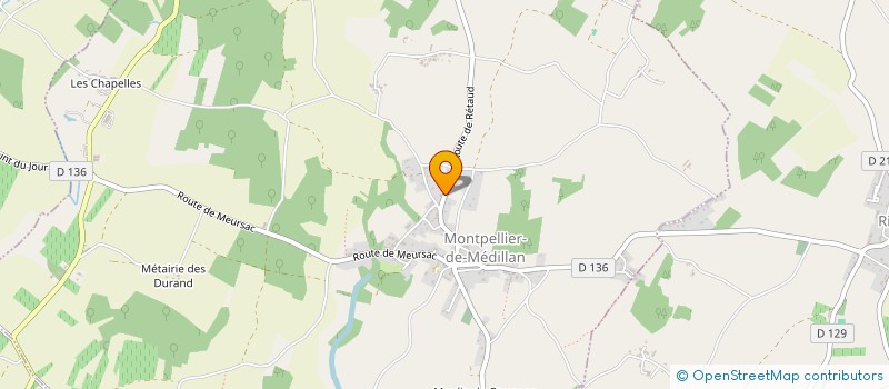 localisation de l'entreprise MONSIEUR THIERRY BRUN  MONTPELLIER-DE-MEDILLAN