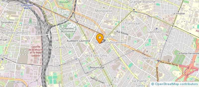 localisation de l'entreprise MONSIEUR THIERRY BRUNAUD à LYON
