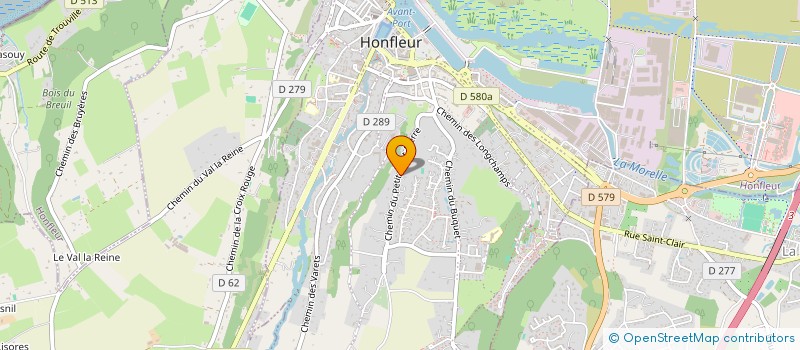 localisation de l'entreprise MONSIEUR THIERRY BRUNEL  HONFLEUR