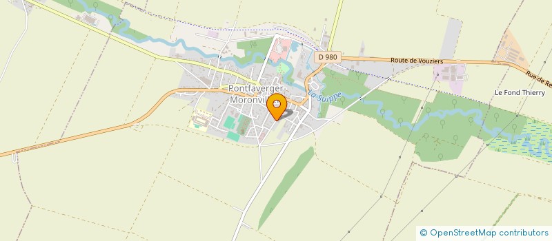 localisation de l'entreprise MONSIEUR THIERRY BRUNET  PONTFAVERGER-MORONVILLIERS