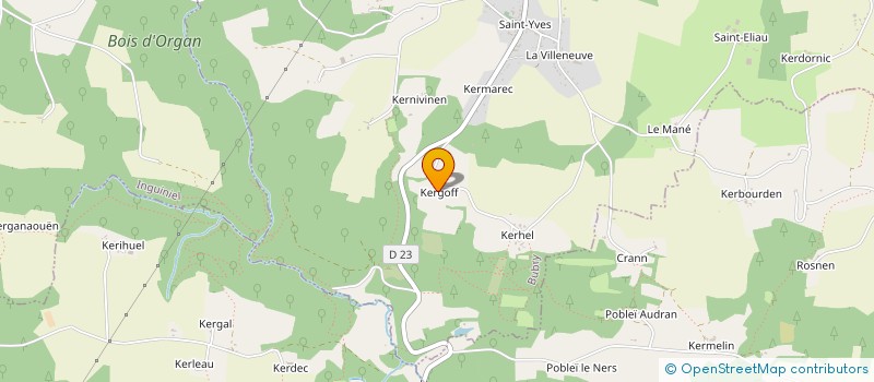 localisation de l'entreprise MONSIEUR THIERRY BRUYANT à PLUMELIAU-BIEUZY