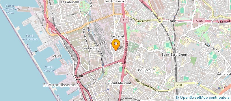 localisation de l'entreprise MONSIEUR THIERRY BRUYANT à MARSEILLE