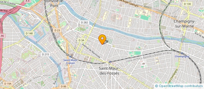 localisation de l'entreprise MONSIEUR THIERRY BRZYSKI à SAINT-MAUR-DES-FOSSES