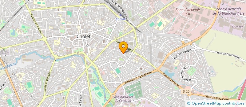 localisation de l'entreprise MONSIEUR THIERRY BUAND à CHOLET