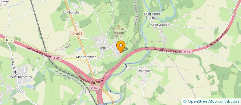 localisation de l'entreprise MONSIEUR THIERRY BUFFET  DRUILLAT