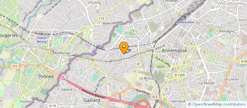 localisation de l'entreprise MONSIEUR THIERRY BUHLMANN  AMBILLY