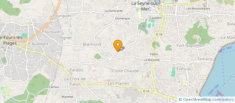 localisation de l'entreprise MONSIEUR THIERRY BUHOT à LA SEYNE-SUR-MER