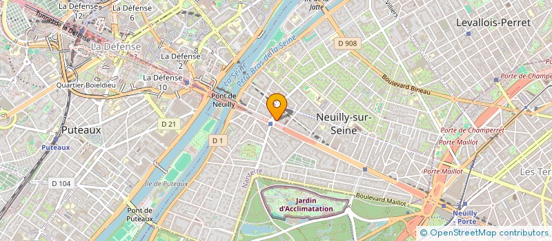 localisation de l'entreprise MONSIEUR THIERRY BUISSON à NEUILLY-SUR-SEINE