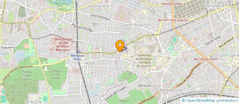 localisation de l'entreprise MONSIEUR THIERRY BUISSONNET  MERIGNAC