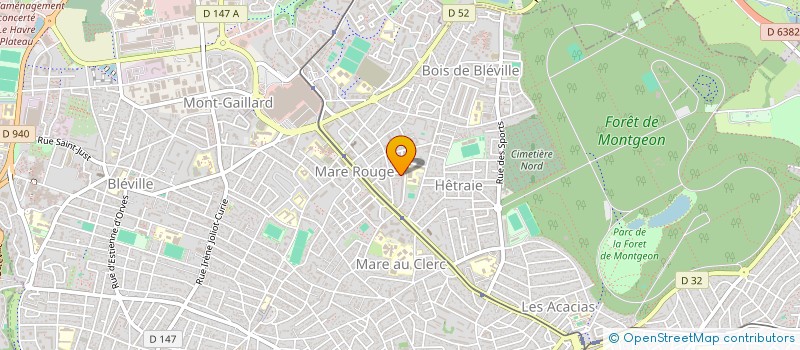 localisation de l'entreprise MONSIEUR THIERRY BUNEL  LE HAVRE