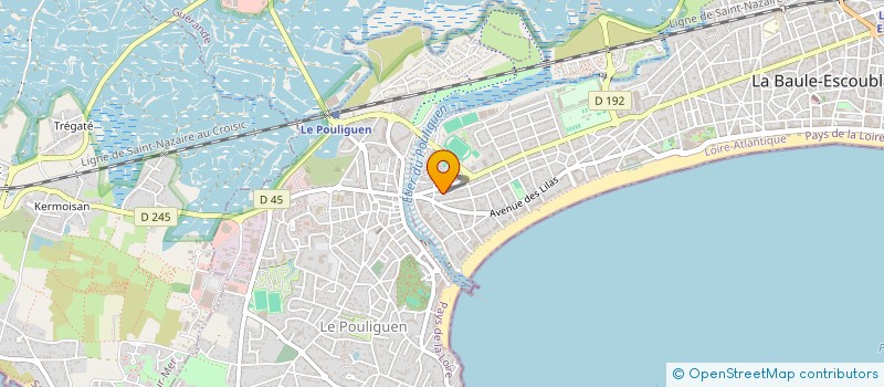 localisation de l'entreprise MONSIEUR THIERRY BUREAU à LA BAULE-ESCOUBLAC