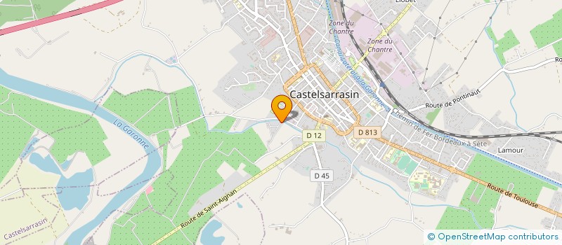 localisation de l'entreprise MONSIEUR THIERRY BURET  CASTELSARRASIN