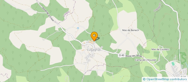 localisation de l'entreprise MONSIEUR THIERRY BURG  LUGAGNAC