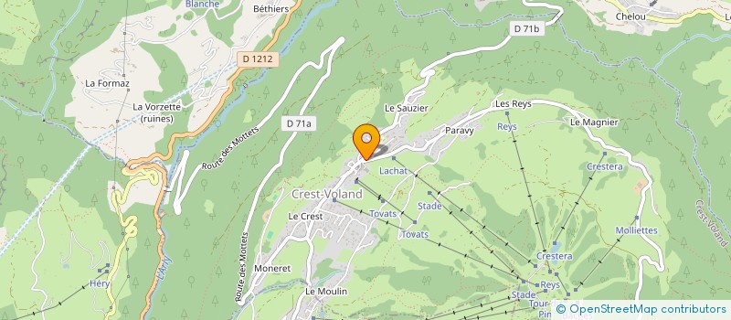 localisation de l'entreprise MONSIEUR THIERRY BURGENSIS-REBOURGEON-DESGAULTIERE  CREST-VOLAND