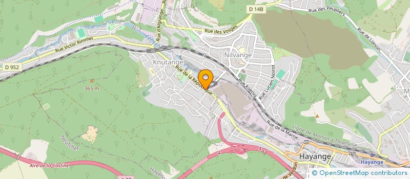 localisation de l'entreprise MONSIEUR THIERRY BURGER  KNUTANGE