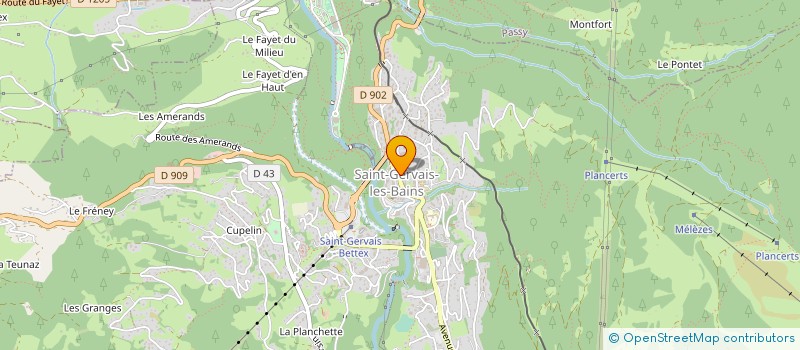 localisation de l'entreprise MONSIEUR THIERRY BUTTOUDIN à SAINT-GERVAIS-LES-BAINS