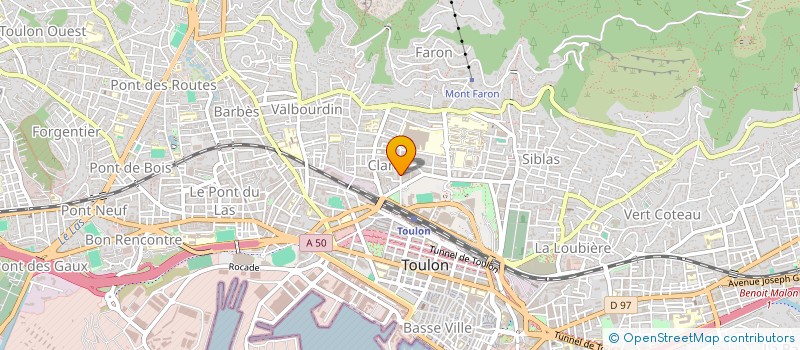 localisation de l'entreprise MONSIEUR THIERRY CABRI  TOULON