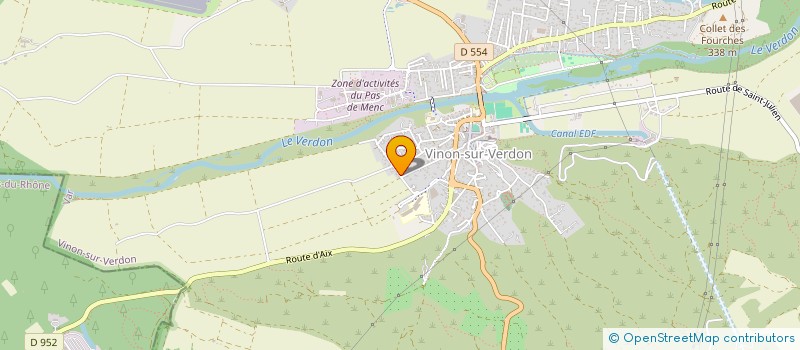 localisation de l'entreprise MONSIEUR THIERRY CABRILLAC  VINON-SUR-VERDON