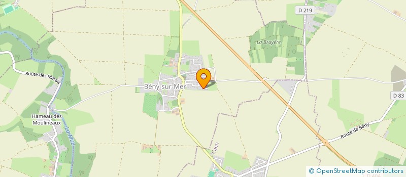 localisation de l'entreprise MONSIEUR THIERRY CACHARD  BENY-SUR-MER