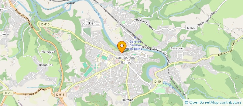 localisation de l'entreprise MONSIEUR THIERRY CADALEN  CAMBO-LES-BAINS