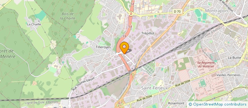 localisation de l'entreprise MONSIEUR THIERRY CAHEN  BESANCON