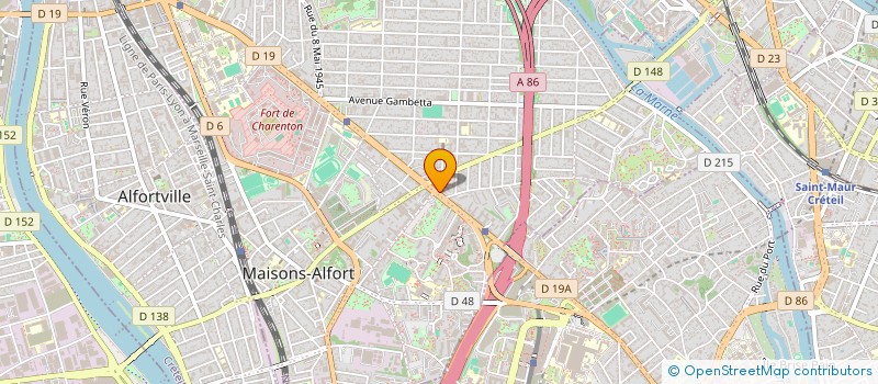 localisation de l'entreprise MONSIEUR THIERRY CAILLAUD  MAISONS-ALFORT