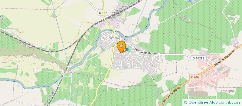 localisation de l'entreprise MONSIEUR THIERRY CALMEL à COLOMBIERS