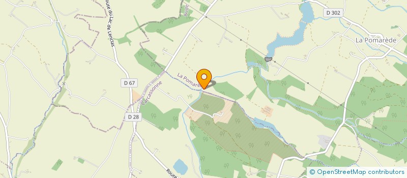 localisation de l'entreprise MONSIEUR THIERRY CALVET  LA POMAREDE