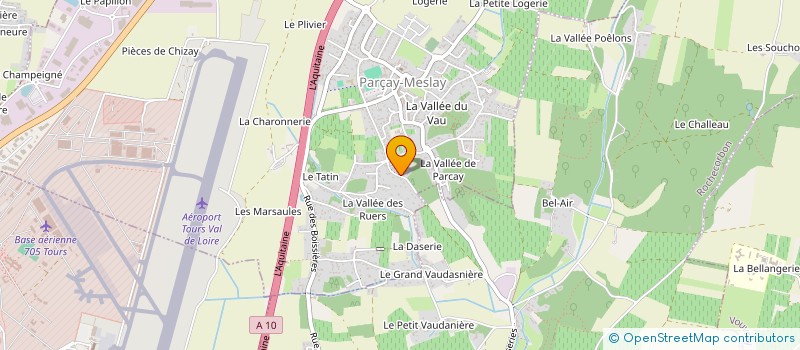 localisation de l'entreprise MONSIEUR THIERRY CAMAIN  PARCAY-MESLAY