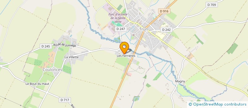 localisation de l'entreprise MONSIEUR THIERRY CAMBEFORT à COULONCES