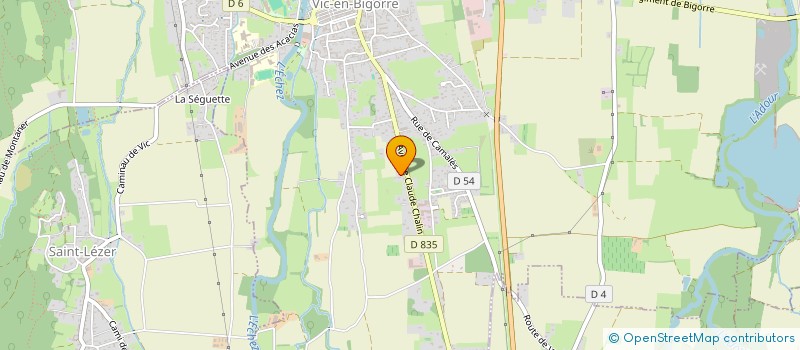localisation de l'entreprise MONSIEUR THIERRY CAMPAGNARI  VIC-EN-BIGORRE