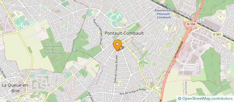 localisation de l'entreprise MONSIEUR THIERRY CAMPAIN à PONTAULT-COMBAULT